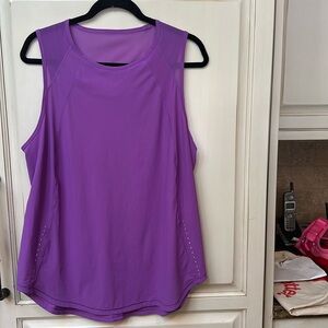 Lululemon Sculpt Purple Tank Size 14 Perfect Condition